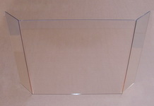Oh�ban� sklo pre �umbier - 670/500, 780/560