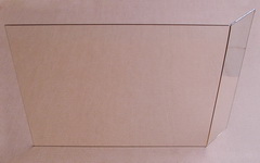 Oh�ban� sklo pre �umbier - R135 670/500